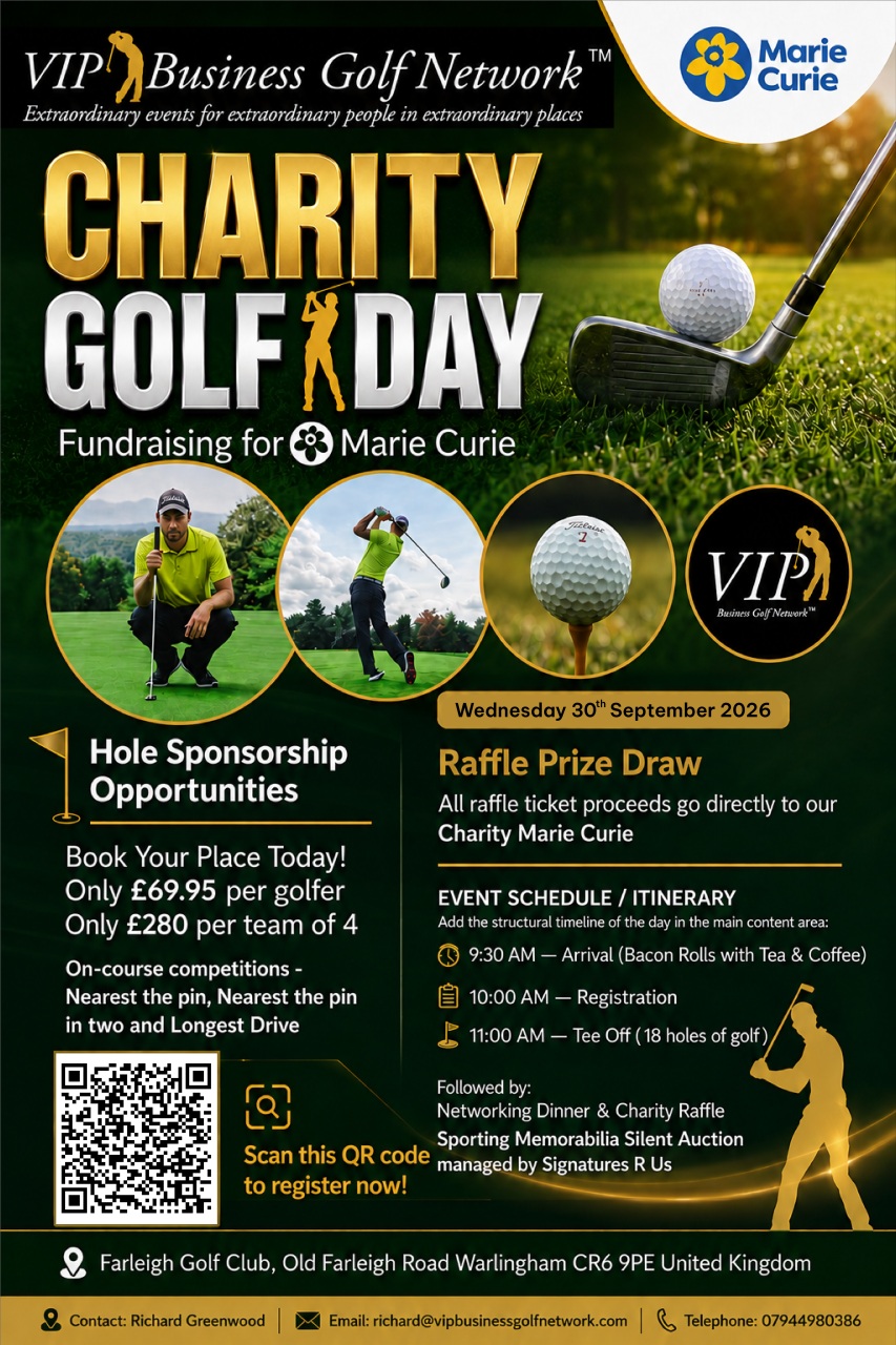 VIP Business Golf Network Charity Golf Day